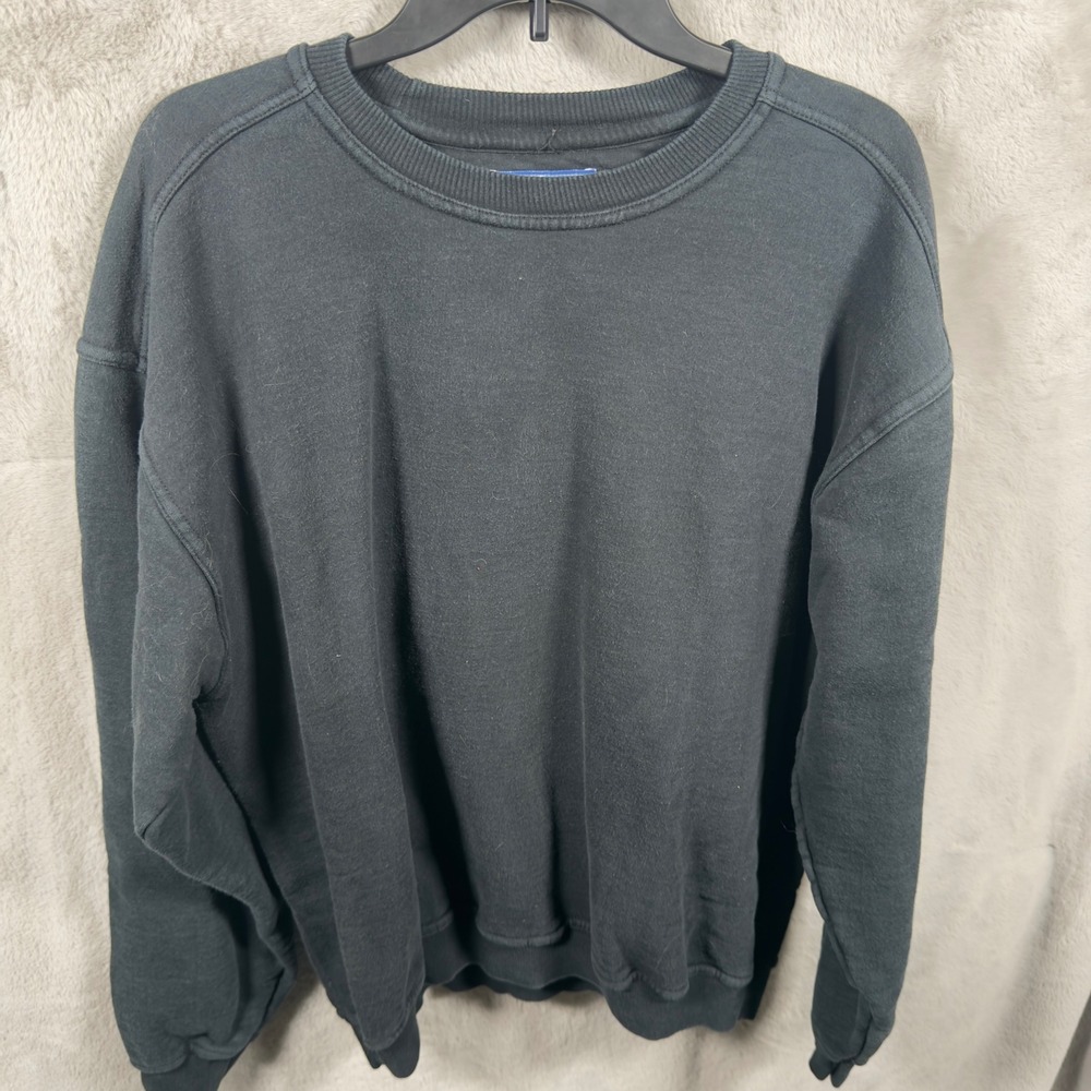Pluma‎ by Russell Athletic Mens XL Black Crew Neck Sweatshirt Pullover